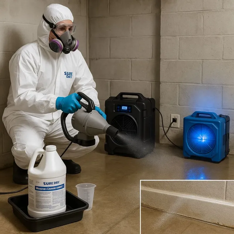 Sanitization and Odor Removal process in Red Lick, TX