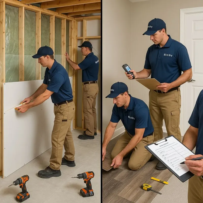 Repairs and Reconstruction process in Red Lick, TX